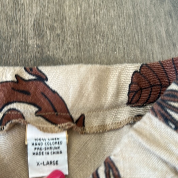 Russ Berens Malibu- USA 100% linen skirt - Picture 8 of 9